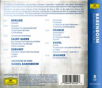 8CD/Dobozkészlet Daniel Barenboim: Barenboim Orchestre De Paris 