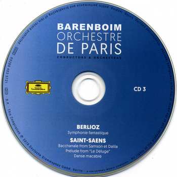 8CD/Dobozkészlet Daniel Barenboim: Barenboim Orchestre De Paris 