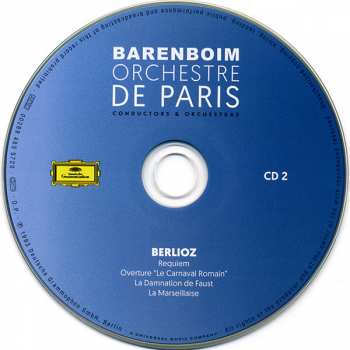 8CD/Dobozkészlet Daniel Barenboim: Barenboim Orchestre De Paris 