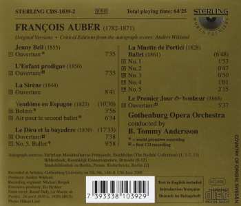 CD Daniel-Francois-Esprit Auber: Ouvertures Et Ballets Rares (Versions Originales)