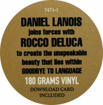 LP Daniel Lanois: Goodbye To Language