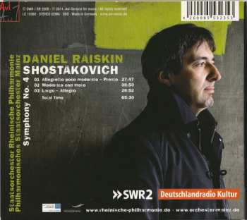 CD Philharmonisches Staatsorchester Mainz: Symphony No. 4 • Live Recording