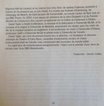 CD Daniel Taylor: The Voice Of Bach