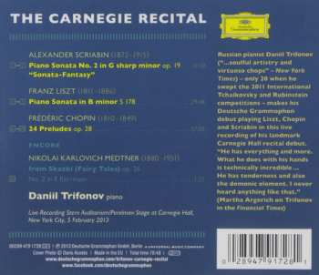 CD Daniil Trifonov: The Carnegie Recital