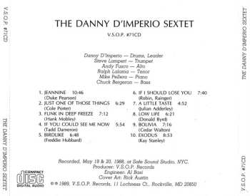 CD Danny D'Imperio Sextet: The Danny D'Imperio Sextet