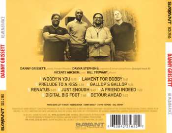 CD Danny Grissett: Remembrance