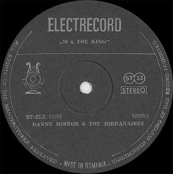 LP Danny Mirror: 50 X The King - Elvis Presley's Greatest Songs