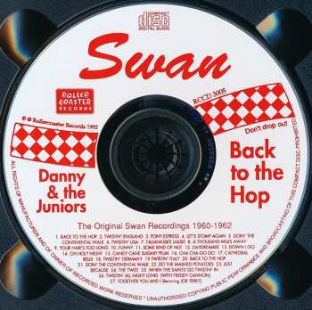 CD Danny & The Juniors: Back To The Hop - The Original Swan Recordings 1960-1962