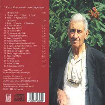 CD Don Dante Caifa: Messe, Mottetti, E Varie Composizioni