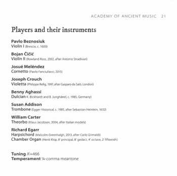 CD The Academy Of Ancient Music: Sonate Concertate In Stil Moderno, Libro Primo