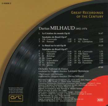 CD Leonard Bernstein: La Création Du Monde / Le Boeuf Sur Le Toit / Saudades Do Brasil