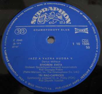 LP Darius Milhaud: Skladby Daria Milhauda