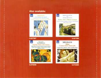 CD Darius Milhaud: Suite For Clarinet, Violin And Piano / Scaramouche • Violin Sonata No. 2
