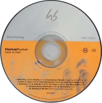CD Darius Rucker: Back To Then