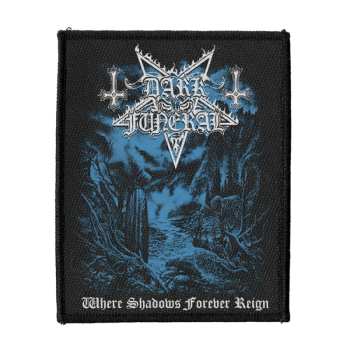 Merch Dark Funeral: Felvarró Where Shadows Forever Reign (woven)