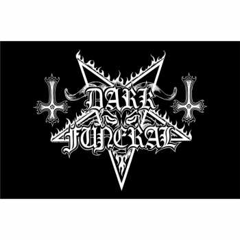 Merch Dark Funeral: Textil poszter Logo Dark Funeral