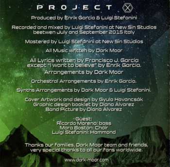 CD Dark Moor: Project X