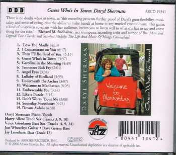 CD Daryl Sherman: Guess Who's In Town!