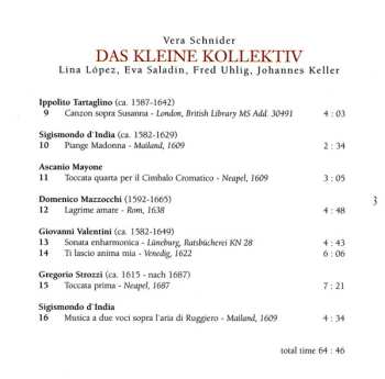 CD Das Kleine Kollektiv: Un'Arpa Straordinaria – Italienische Musik Des 17. Jahrhunderts Für Arpa Doppia