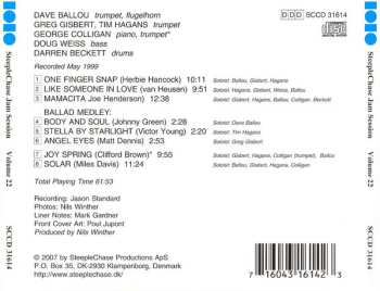 CD George Colligan: Jam Session, Vol. 22