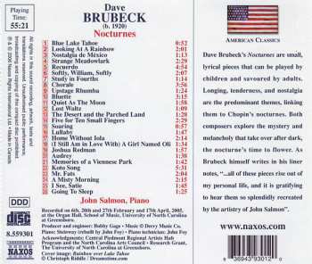 CD Dave Brubeck: Nocturnes