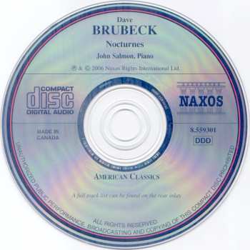 CD Dave Brubeck: Nocturnes