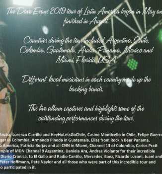 CD Dave Evans: Lightning & Thunder: Live Latin American Tour 2019