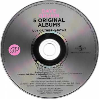 5CD/Dobozkészlet Dave Grusin: 5 Original Albums
