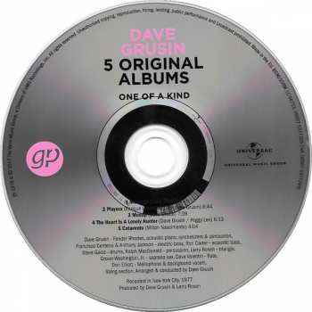 5CD/Dobozkészlet Dave Grusin: 5 Original Albums