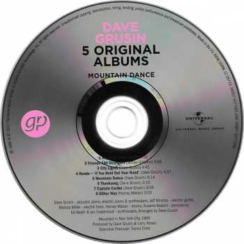 5CD/Dobozkészlet Dave Grusin: 5 Original Albums