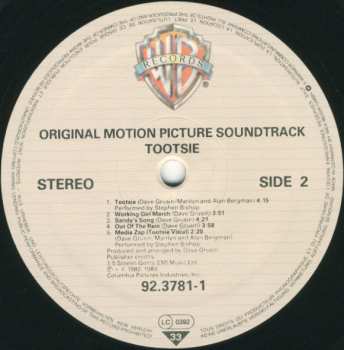 LP Dave Grusin: Tootsie - Original Motion Picture Soundtrack