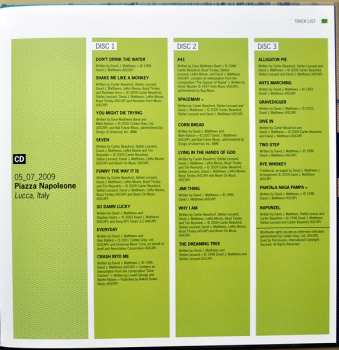 3CD/DVD/Dobozkészlet Dave Matthews Band: Europe 2009 LTD