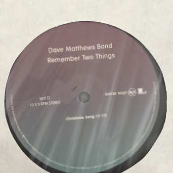 2LP Dave Matthews Band: Remember Two Things