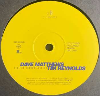 4LP/Dobozkészlet Dave Matthews: Live At Luther College