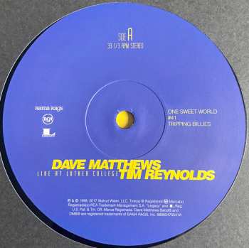 4LP/Dobozkészlet Dave Matthews: Live At Luther College