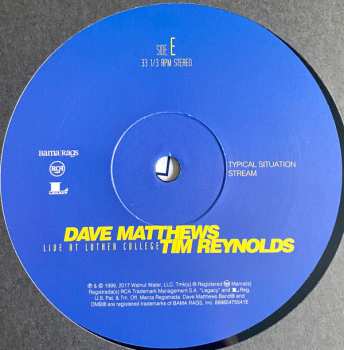 4LP/Dobozkészlet Dave Matthews: Live At Luther College