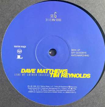 4LP/Dobozkészlet Dave Matthews: Live At Luther College
