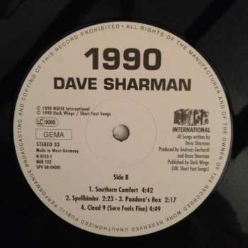 LP Dave Sharman: 1990