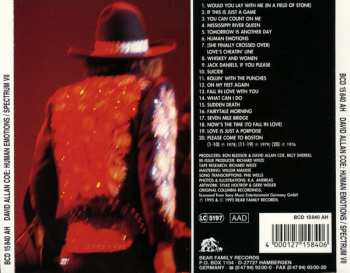 CD David Allan Coe: Human Emotions / Spectrum VII