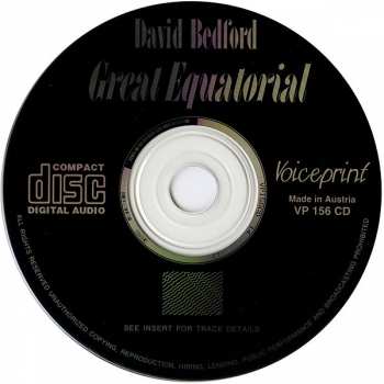 CD David Bedford: Great Equatorial