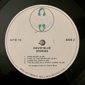 LP David Blue: Stories LTD