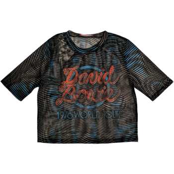 Merch David Bowie: Női Crop Top 1981 World Tour