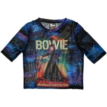 Merch David Bowie: Női Crop Top Moonage 11 Fade