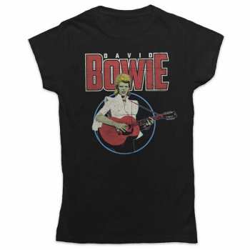 Merch David Bowie: Női Póló Acoustic Bootleg 