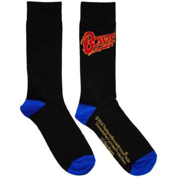 Merch David Bowie: Bokazokni Logo David Bowie Blue Contrast