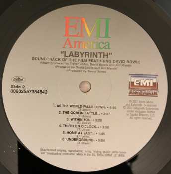 LP David Bowie: Labyrinth (From The Original Soundtrack Of The Jim Henson Film)