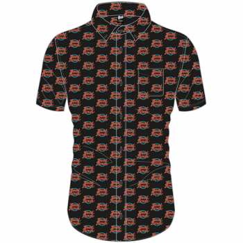Merch David Bowie: Ležérní Košile Logo David Bowie Pattern  S