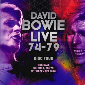 4CD/Dobozkészlet David Bowie: Live 74-79