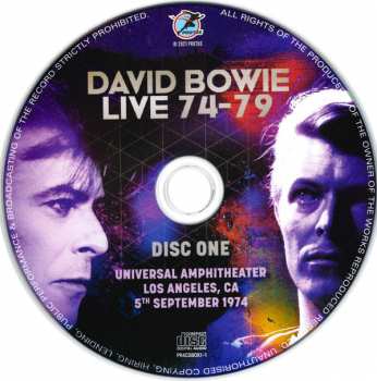 4CD/Dobozkészlet David Bowie: Live 74-79