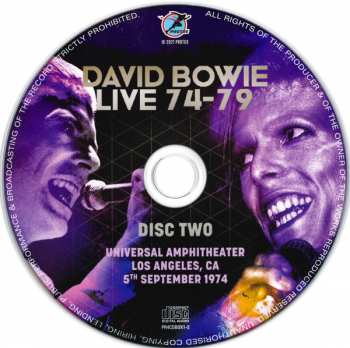4CD/Dobozkészlet David Bowie: Live 74-79